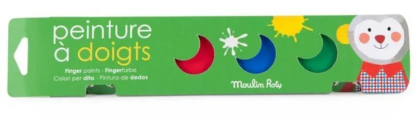 6 PETITS POTS DE PEINTURE A DOIGTS LES POPIPOP