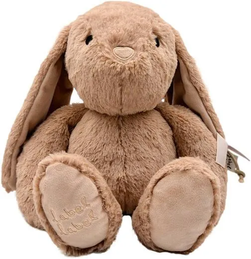 LABEL LABEL - PELUCHE - LAPIN ROSA L - NOUGAT