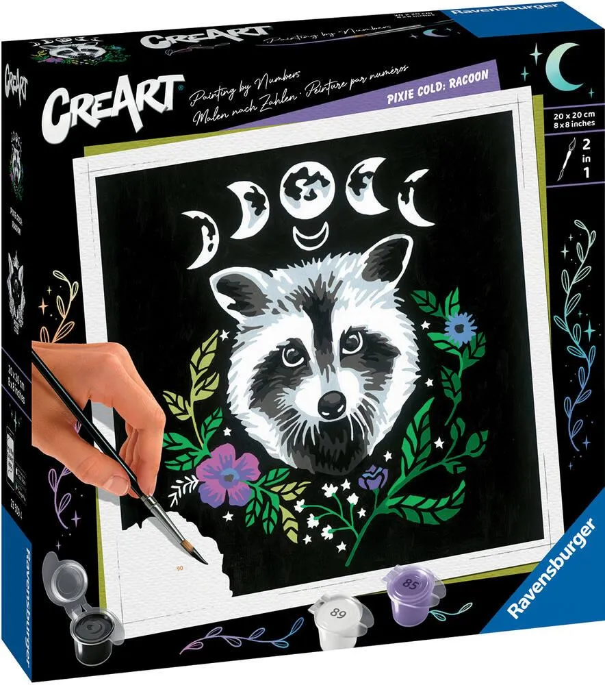 CREART - 20X20 CM - RATON LAVEUR  - PIXIE COLD EDITION