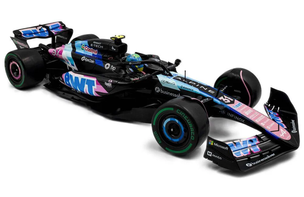1/18 ALPINE F1 TEAM A524 BLUE E.OCON BRAZILIAN GP 2024