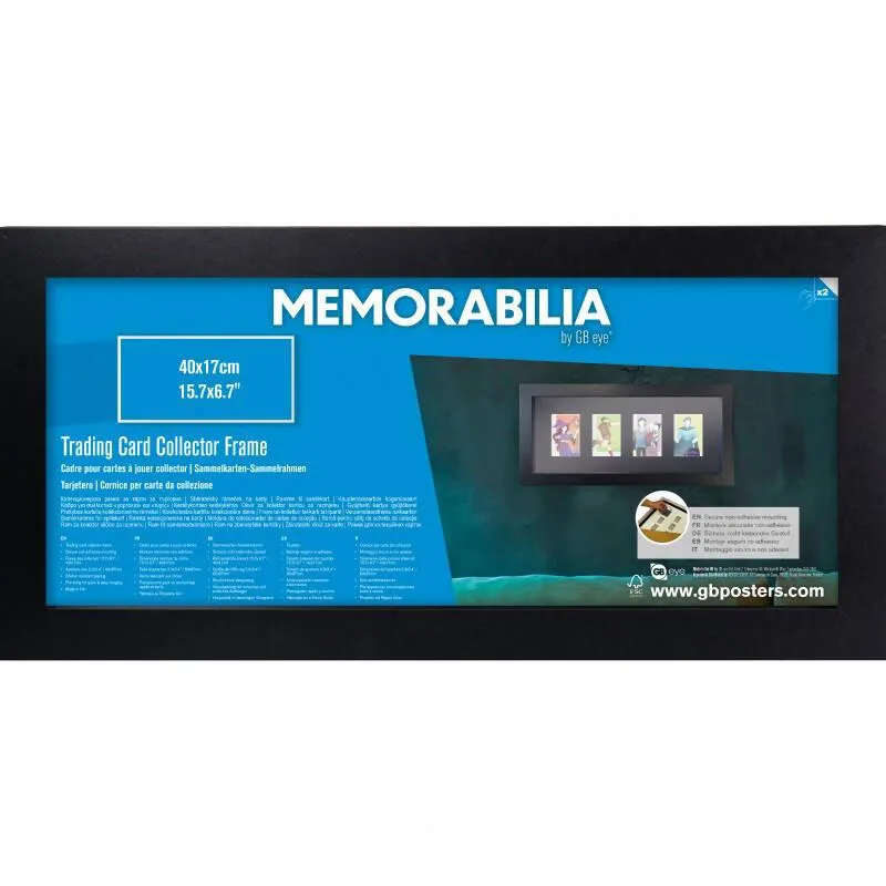 GB EYE CADRE COLLECTOR 4 CARTES A COLLECTIONNER NOIR 40X17CM
