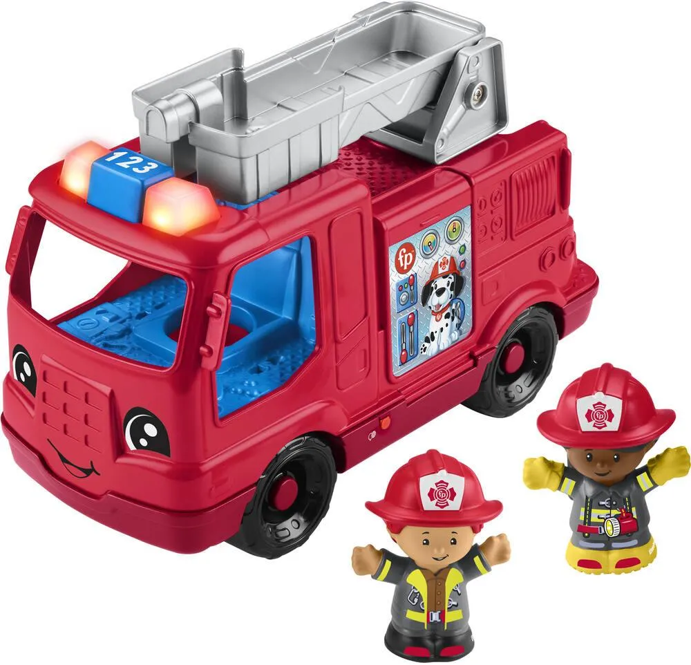 FISHER PRICE - LITTLE PEOPLE - CAMION DE POMPIERS