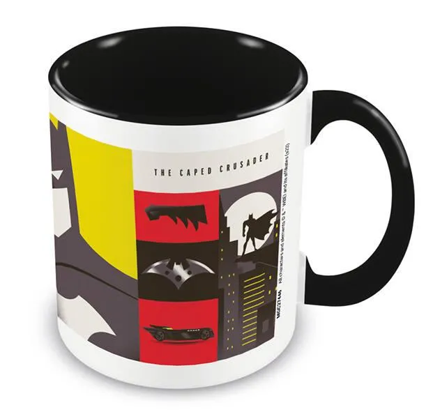BATMAN WARNER BROS 100 - MUG INTERIEUR COLORE NOIR