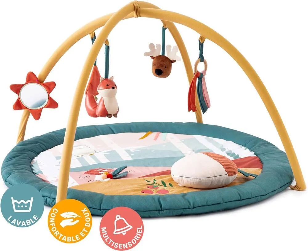 TAPIS D'EVEIL AVEC ARCHE - FORET