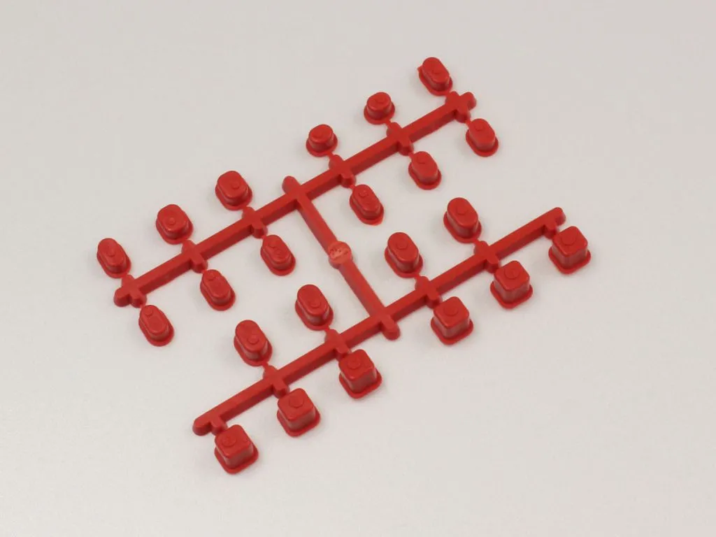 BAGUES DE SUSPENSION INFERNO MP9 / ROUGE - IF442KR - Pièce détachée KYOSHO