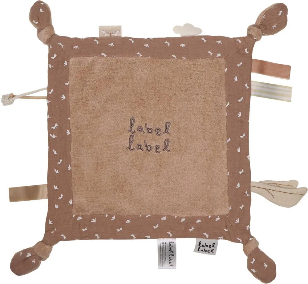 LABEL LABEL - DOUDOU PLAT - LIBELLULE MARRON