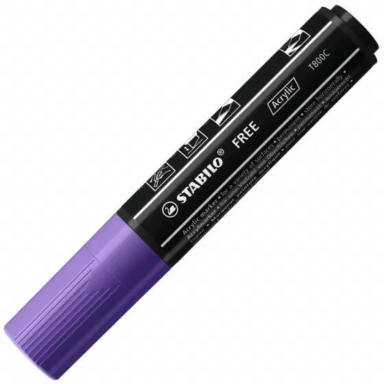 STABILO FREE ACRYLIC T800C - VIOLET