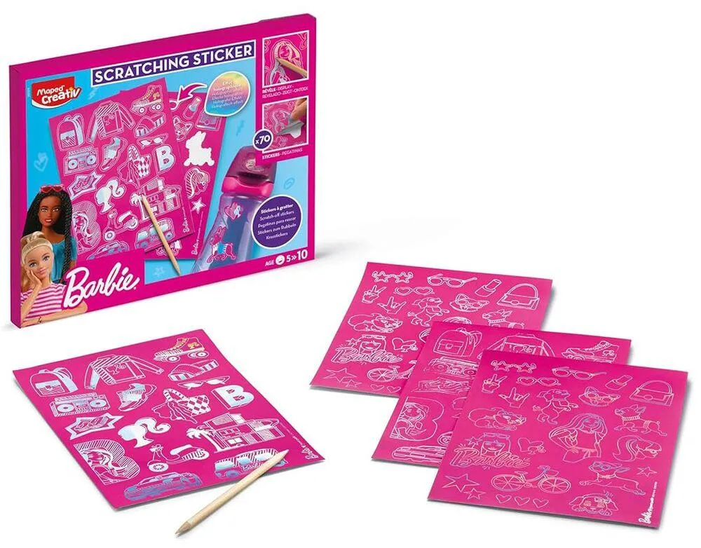 BARBIE - MAPED CREATIV - SCRATCH STICKERS