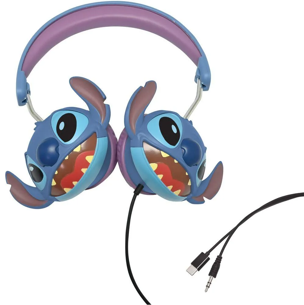 STITCH -CASQUE STEREO FILAIRE PLIABLE LIMITATION DE VOLUME