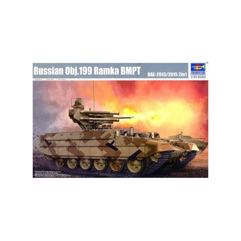 Blindé russe Obj.199 Ramka BMPT. TRUMPETER 05548
