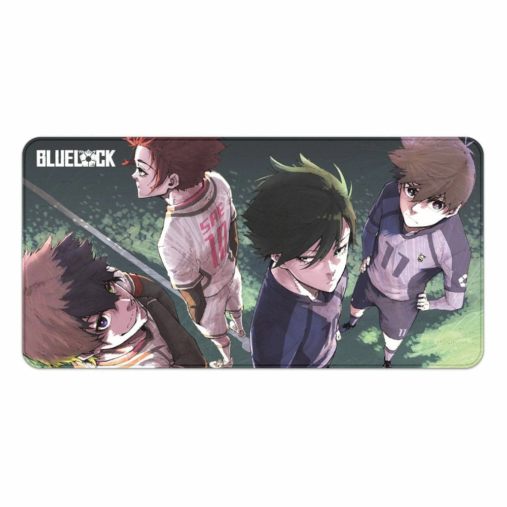 Blue lock xxl tapis de souris isagi, rin, sae & oliver