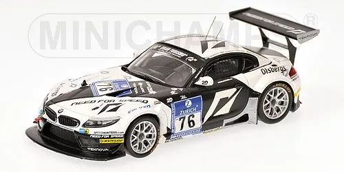 BMW Z4 GT3 - Sandström / Söderlund / Öhling / Hartung - 24H Adac Nürburgring 2010 1/43 MINICHAMPS - 437102076