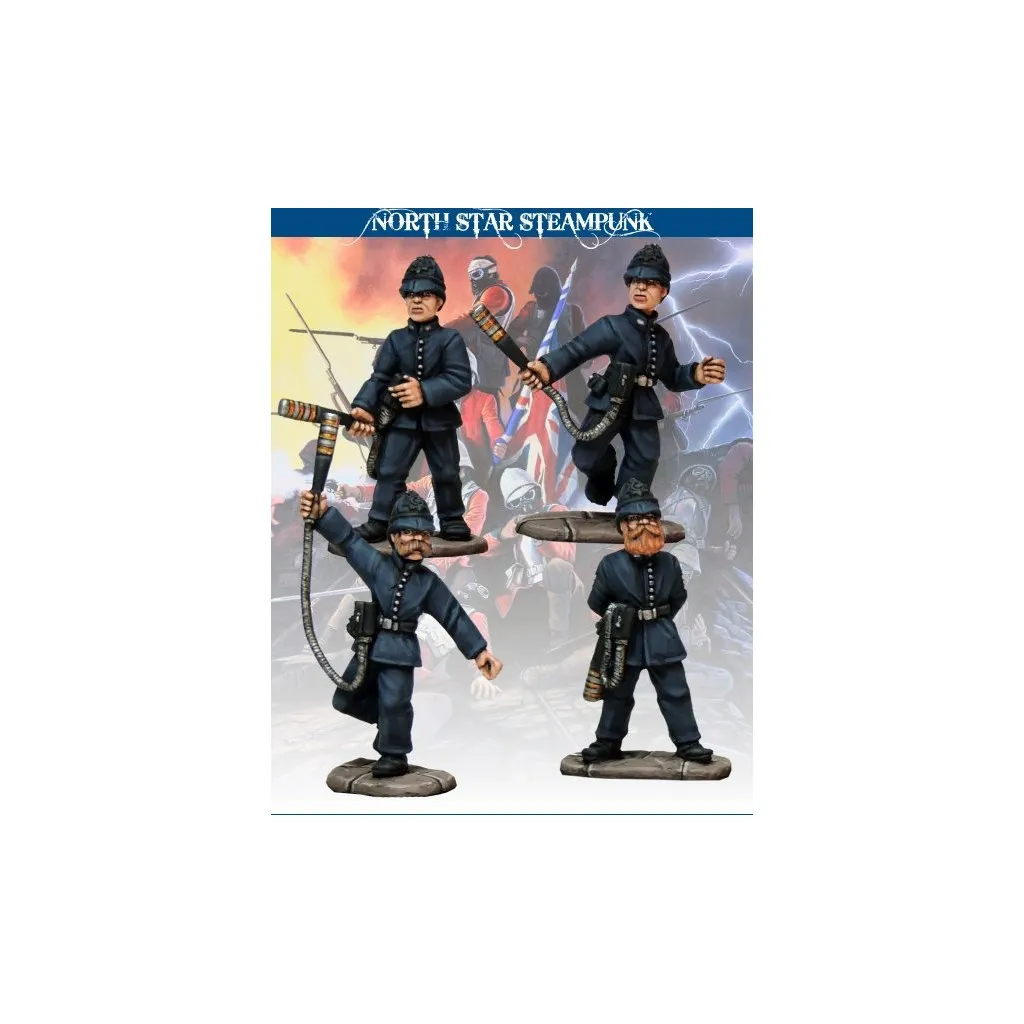 Bobbies with Static Truncheons