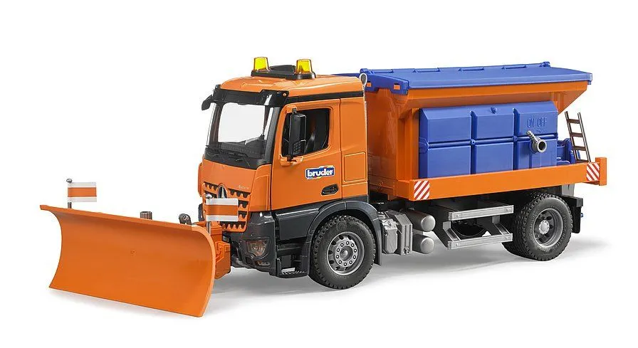 BRUDER Camion chasse neige MB Arocs avec lame 03685