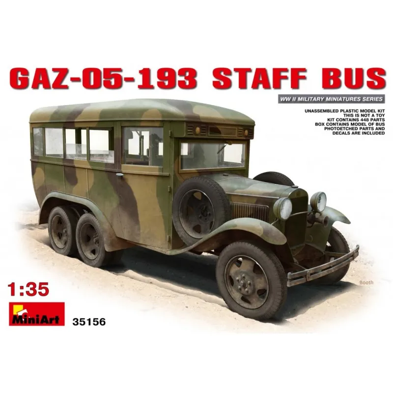 Bus d’état-major GAZ-05-193. MINIART 35156