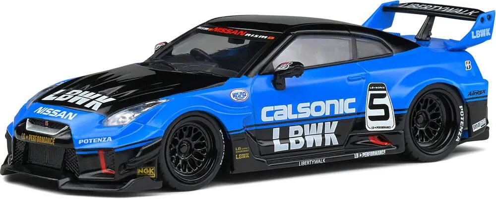 1/43 NISSAN GT-R (R35) LB SILHOUETTE CALSONIC BLUE 2020