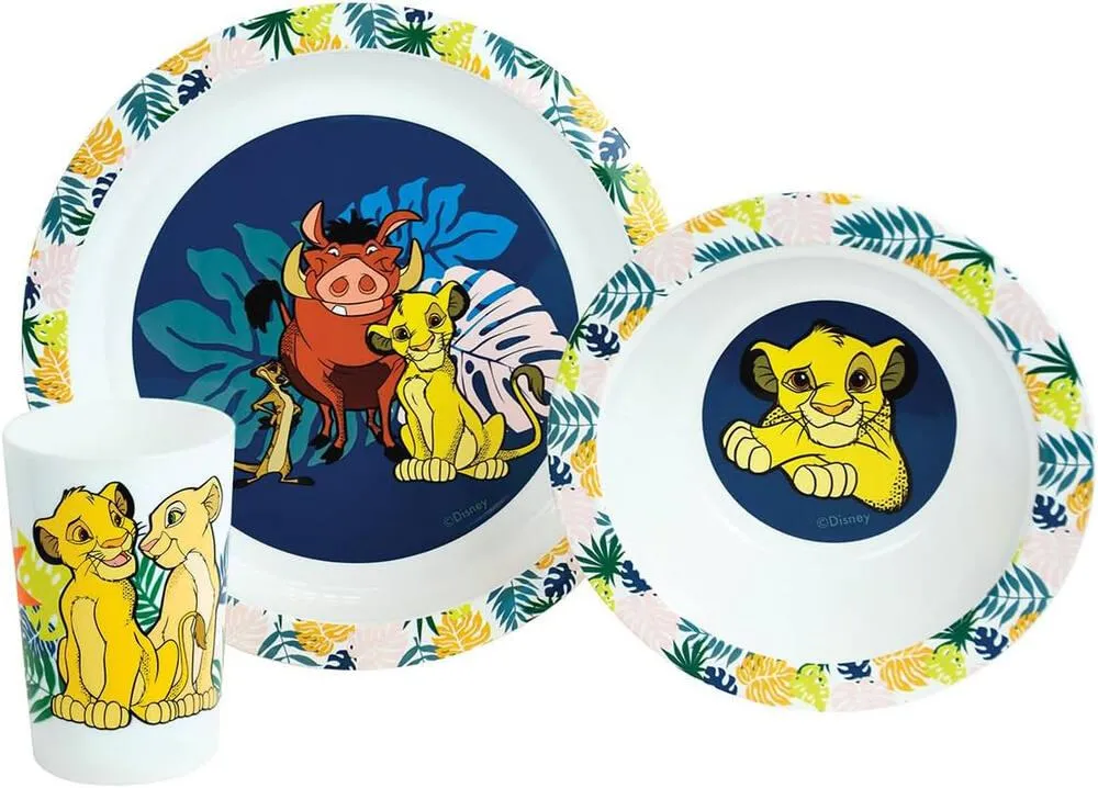 DISNEY ROI LION ENSEMBLE REPAS