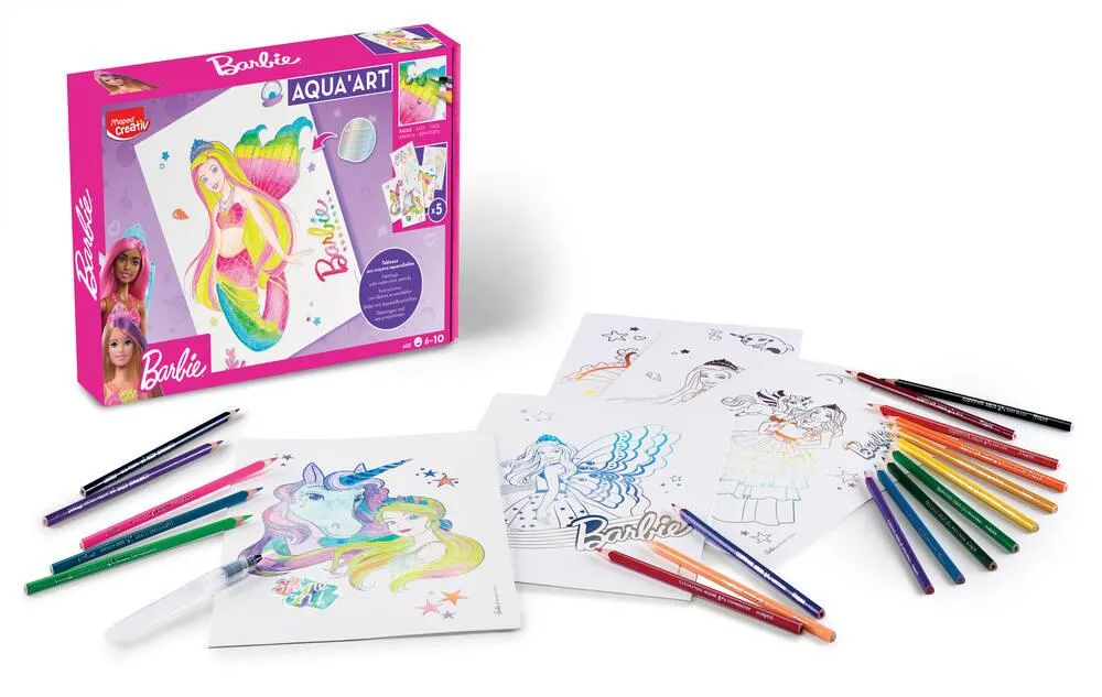 BARBIE -MAXI SET AQUA ART