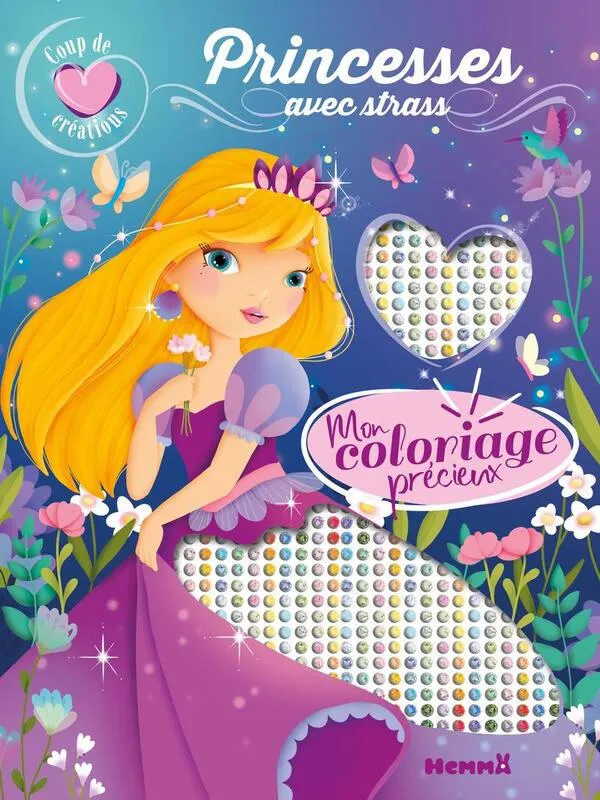 COUP DE COEUR CREATIONS - MON COLORIAGE PRECIEUX -PRINCESSES