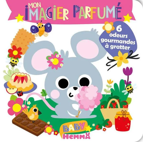 BABY HEMMA - MON IMAGIER PARFUME - 6 ODEURS GOURMANDES A GRATTER