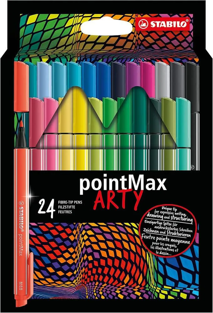 ETUI CARTON X 24 STABILO POINTMAX ARTY