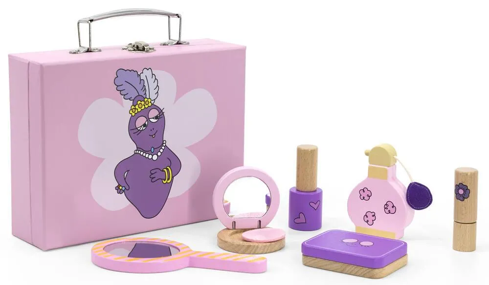 LABEL LABEL - BARBAPAPA BOITE MAQUILLAGE EN BOIS