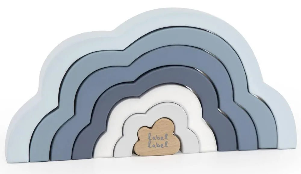 LABEL LABEL - ARC EN CIEL PUZZLE - BLEU