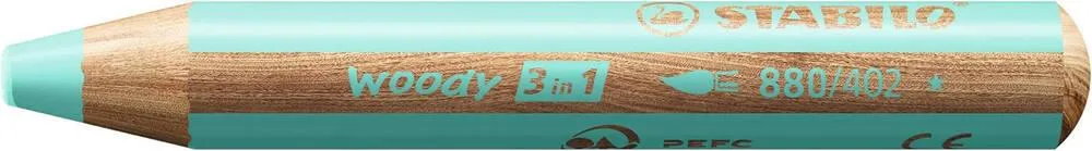 STABILO WOODY 3 IN 1 - BLEU PASTEL
