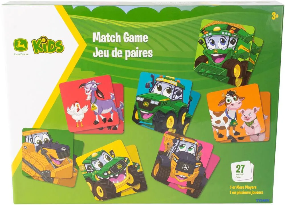 JOHN DEERE KIDS - JEU DE PAIRES TRACTEURS