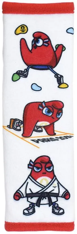 PARIS 2024 BLANC MULTI-SPORTS PROTEGE-CEINTURE 19CM