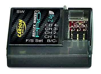 Carson 500501533  Récepteur Reflex Wheel Pro 3, 2.4 GHz