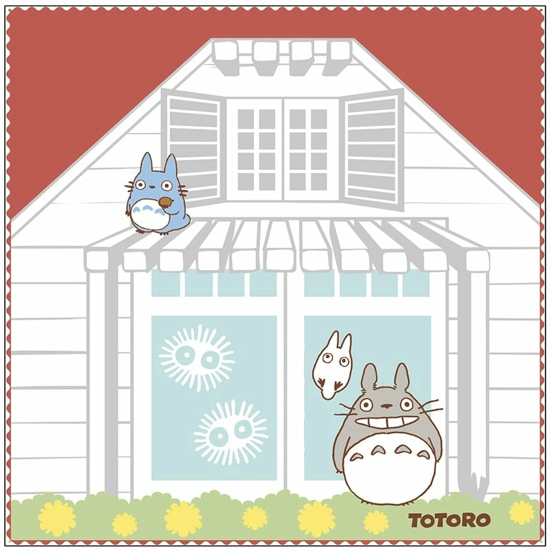 Casa satsuki y mei mini toalla 25x25 cm mi vecino totoro