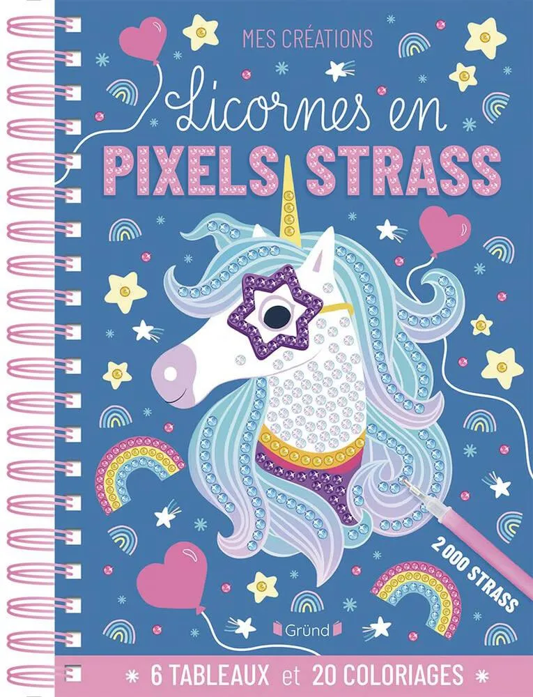 LICORNES EN PIXEL STRASS