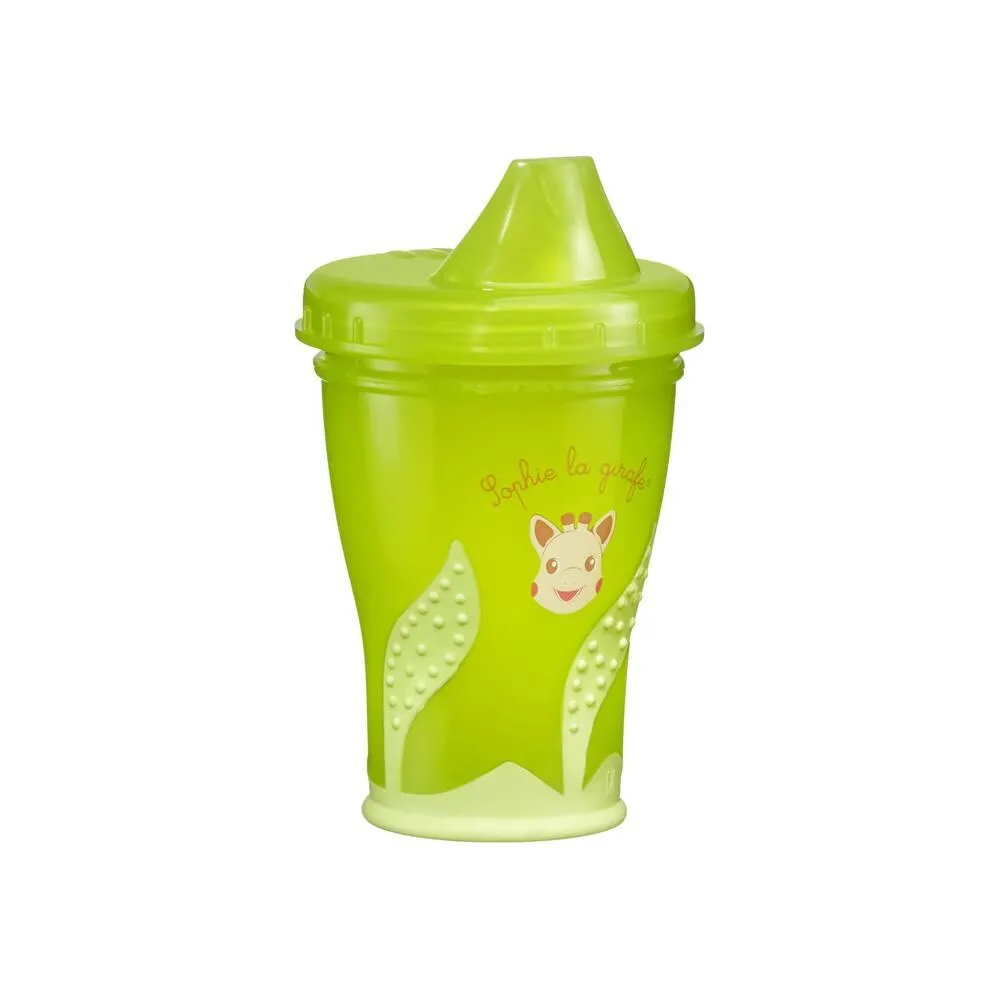 VERRE D APPRENTISSAGE ANTI FUITE SOPHIE LA GIRAFE