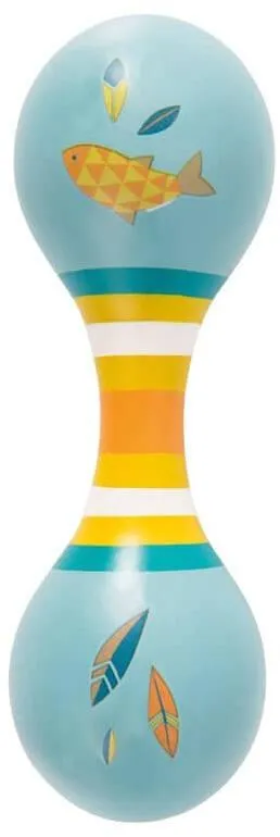 MARACAS DOUBLE BLEUE LE VOYAGE D'OLGA