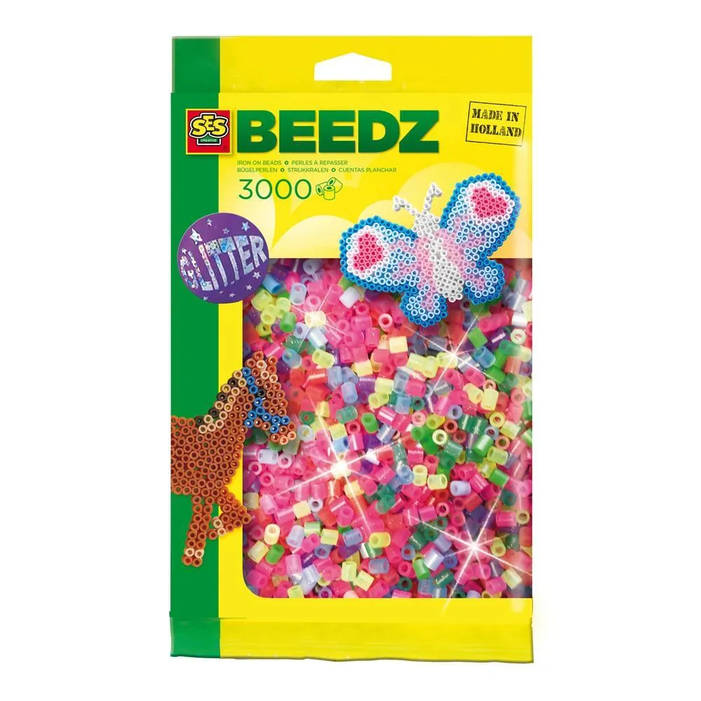 BEEDZ - SACHET 3000 PERLES PAILLETEES