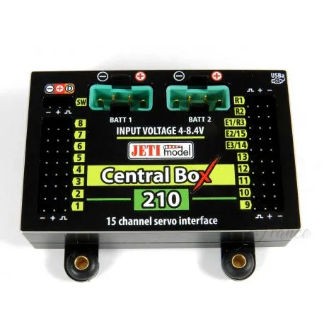 Central Box 210 + 2x Rsat2 + RC Switch Jeti CB210