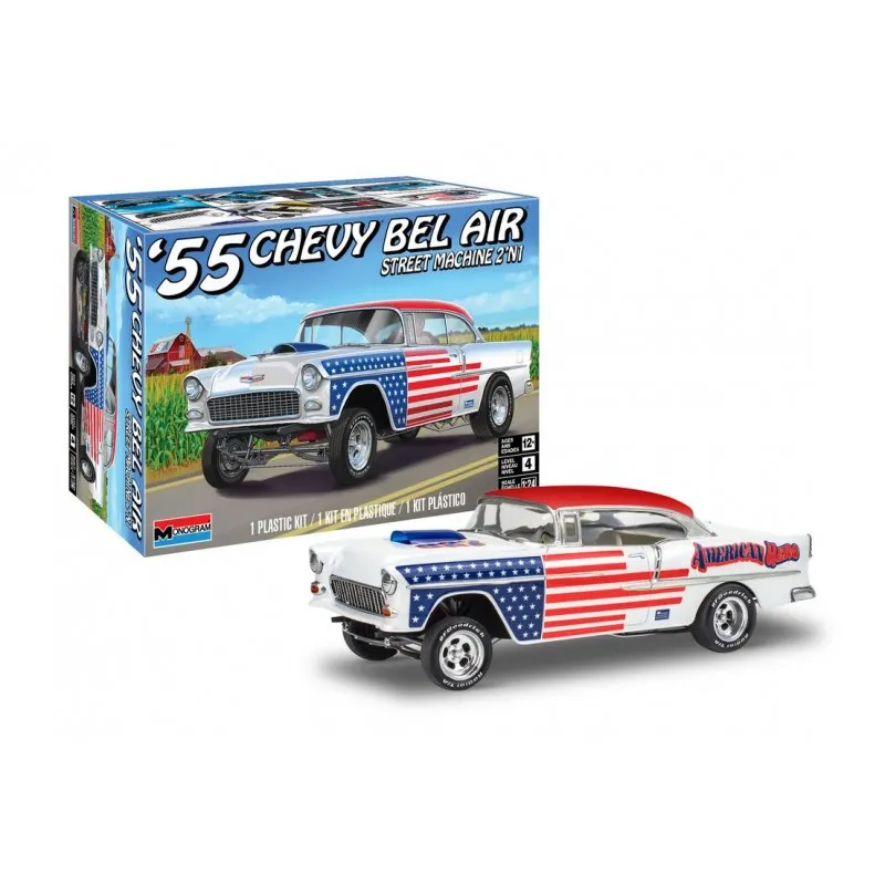 Chevrolet Bel Air, machine de rue 1955. REVELL 14519
