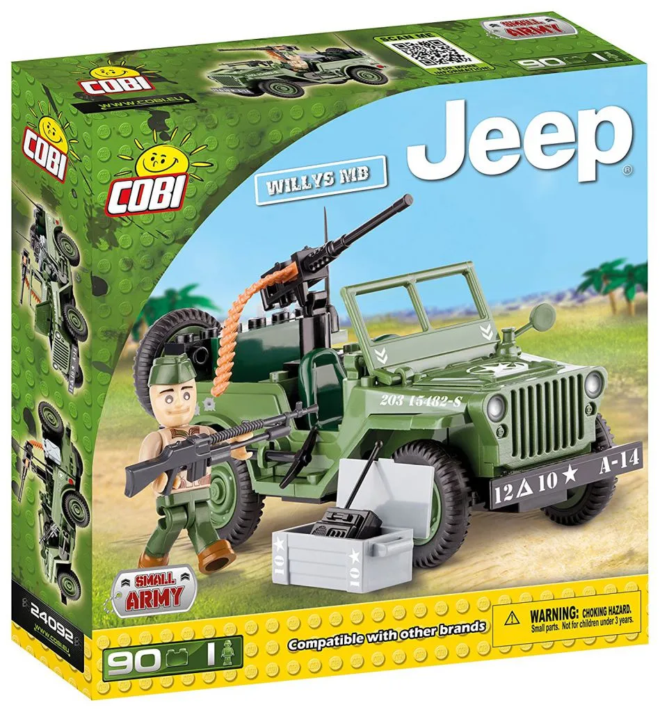 COBI 24092 - Jeep Willys MB - 90 pièces 1 personnage