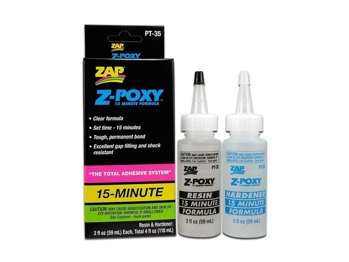 Colle Z-Poxy 15min 118ml - ZAP PT-35