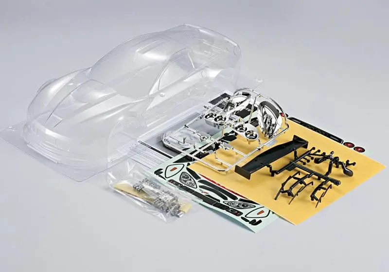 Corvette GT2 190mm, Clear Body, Kit all-in KB48011