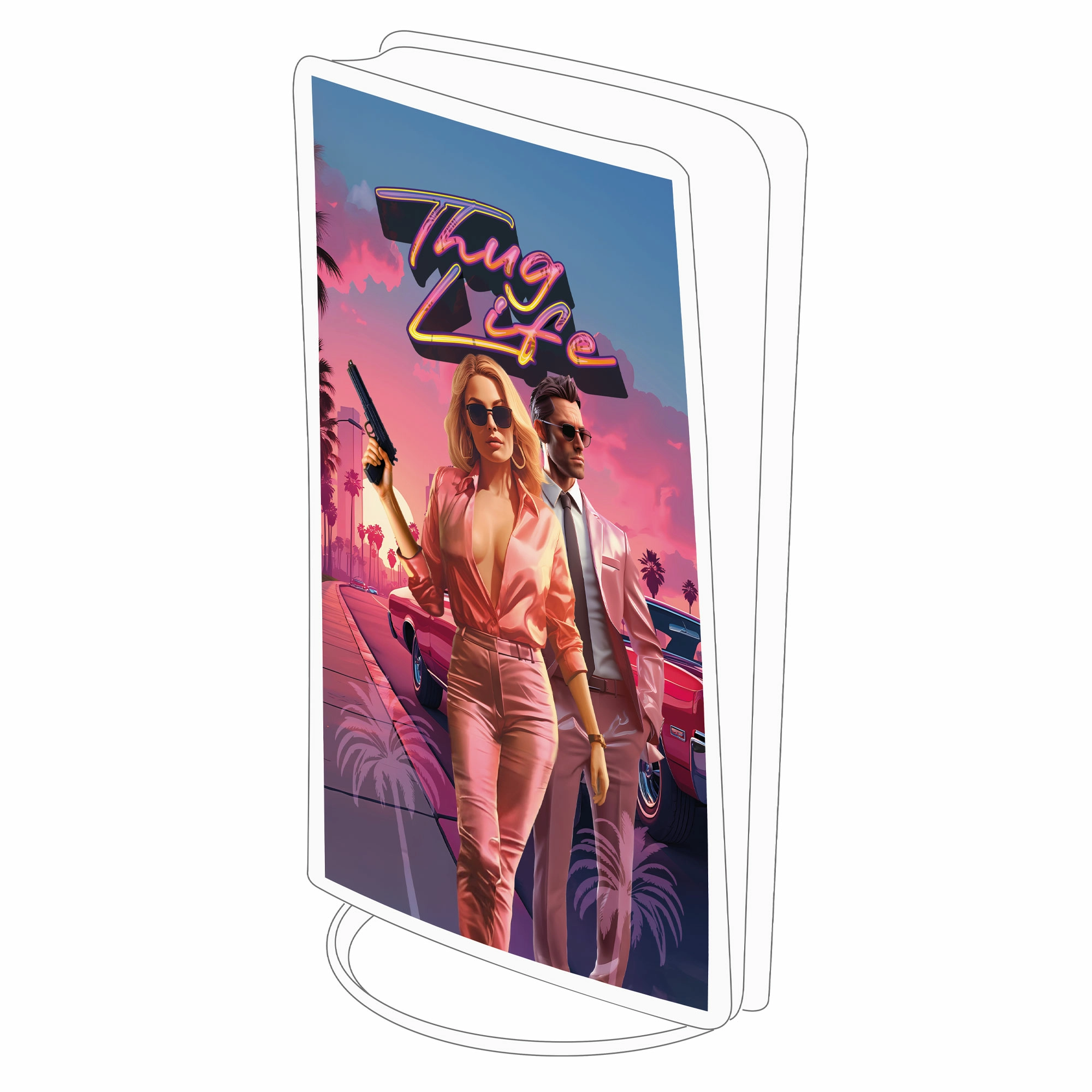 Cover silicone souple - ps5 slim - alter series thug life