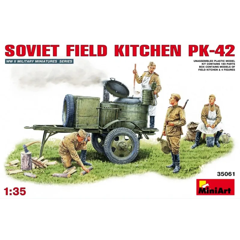 Cuisine de campagne soviétique KP-42. MINIART 35061