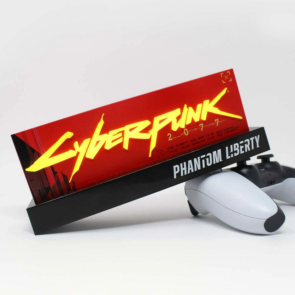 Cyberpunk edgerunner lampe led phantom edition 22 cm
