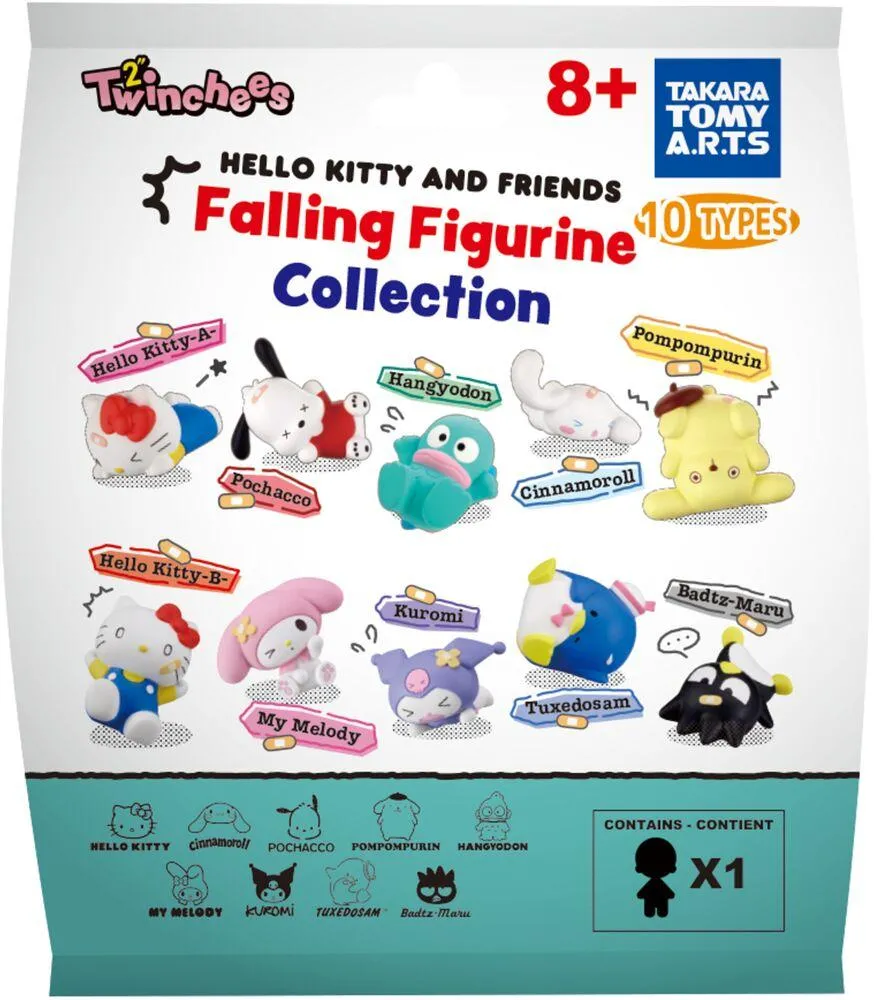 TWINCHEES HELLO KITTY ET FRIENDS FALLING FIGURINES - W4