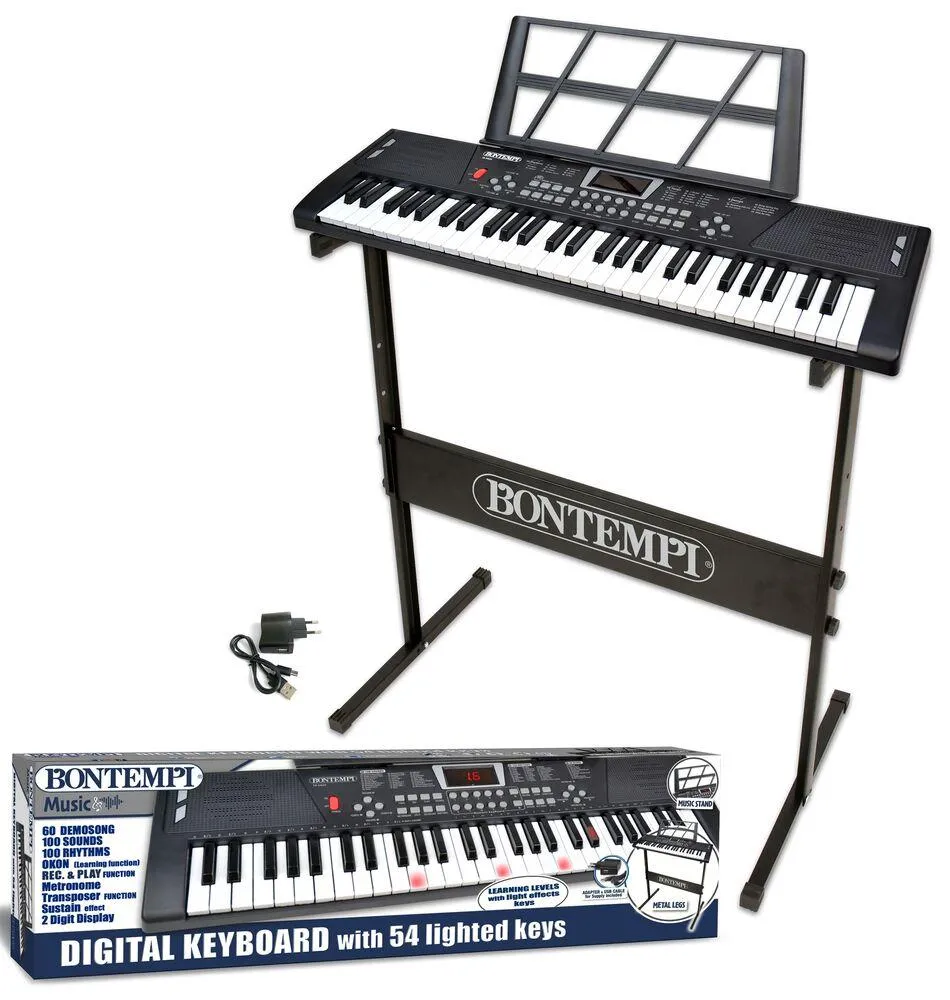 CLAVIER NUMERIQUE DE 54 TOUCHES POLYPHONIE 8 NOTES