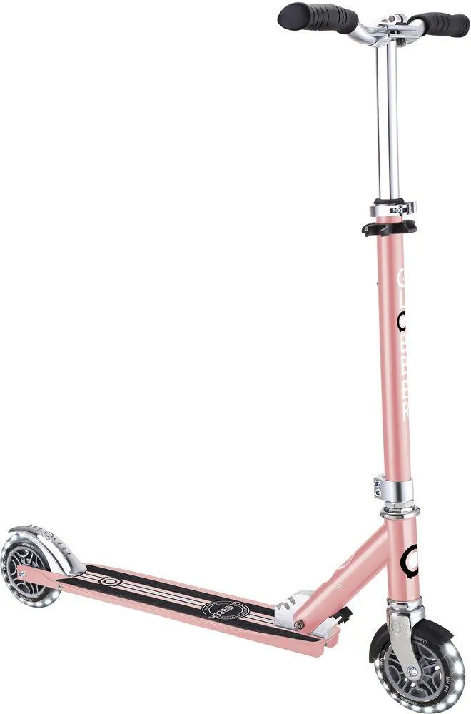 TROTTINETTE 2 ROUES FLOW ELEMENT LIGHTS CHROME ROSE GOLD