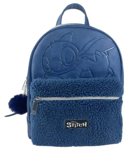 DISNEY STITCH  - SAC A DOS FASHION TEDDY BLEU