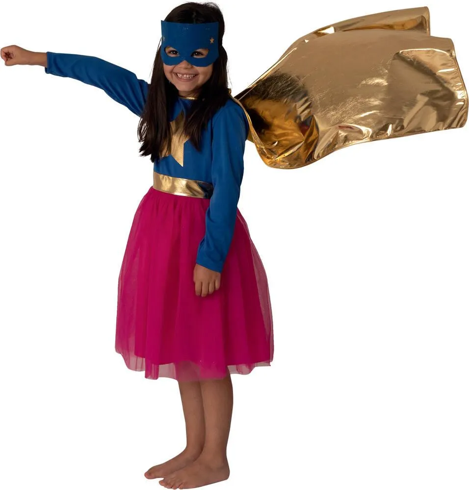DEGUISEMENT SUPER HEROINE - TAILLE 5-7 ANS