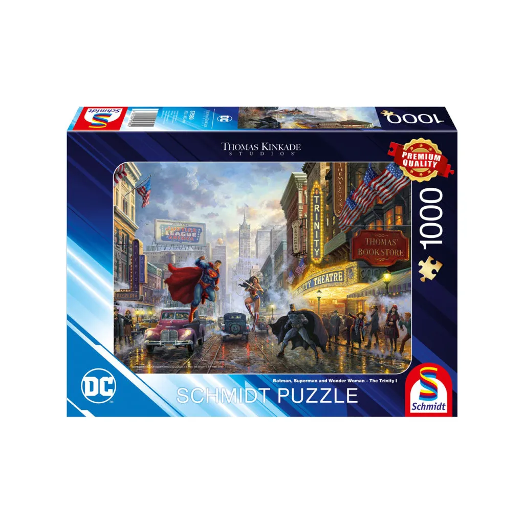 DC Comics - Puzzle - Batman, Superman, Wonder Woman - 1000 pièces